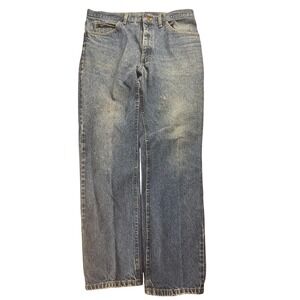 Lee Jeans Men's Vintage Blue Denim Straight Leg‎ Casual Work Pants Size 36/32